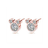 du fangbin Deslumbrantes aretes de Mickey Mouse con joyas, regalos para mujeres y niñas